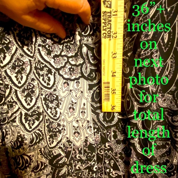 Whimsigoth Y2K Baby Doll Maxi Dress 4/6 Halter V-neck Stretchy Black Grey Floral - Picture 8 of 12